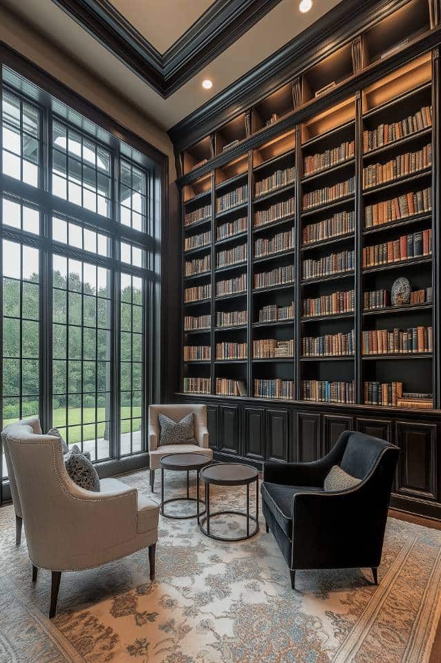 Custom Home Libraries Custom Home Library | Closet Divas | Spring, Texas